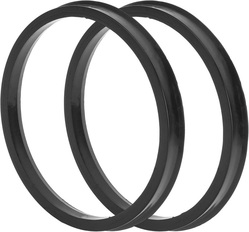 TUCKBOLD Car Wheel Hub Centric Rings Durable Wheels Center Shaft Shock Absorbing Hubrings Black 2 Pcs OD 106.1mm to ID 95.1 mm Polycarbonate - Image 1